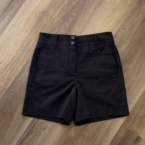 Boden Black Chino 6” Inseam Shorts Size 6